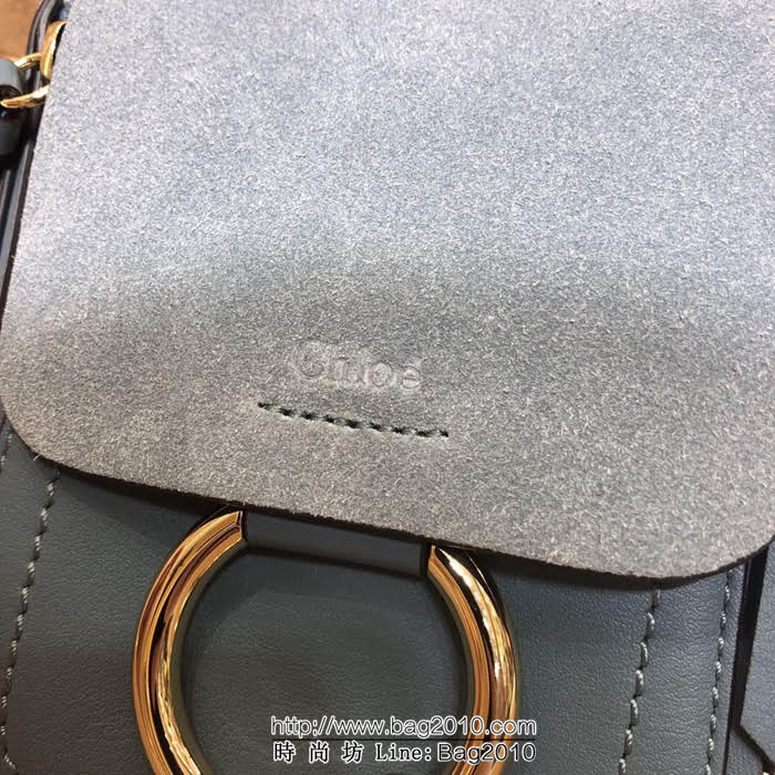Chloe克洛伊 Chloe Faye backpack克洛伊 mini雙肩包 法國原廠牛皮搭配麂皮 1232  ypk1112